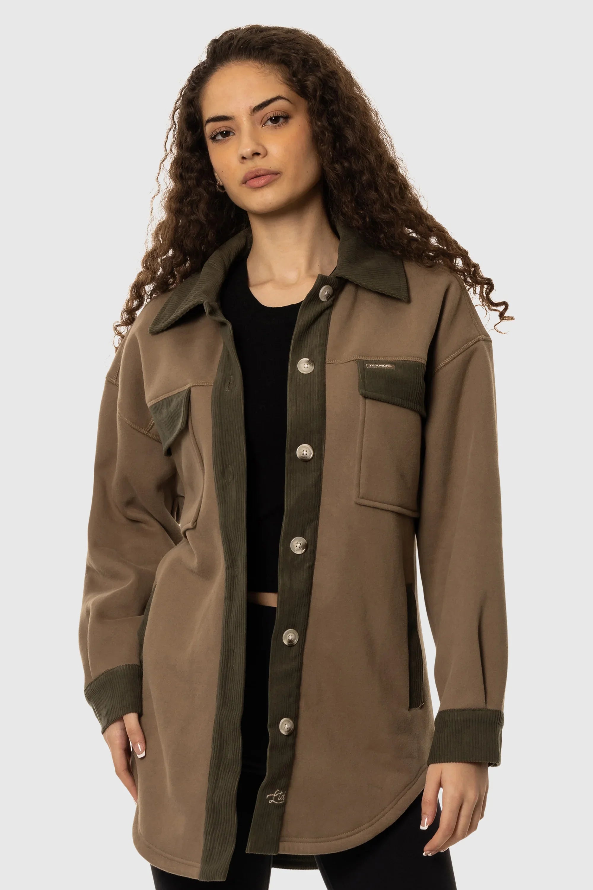 contemporary trench coatFleece Scoop Jacket