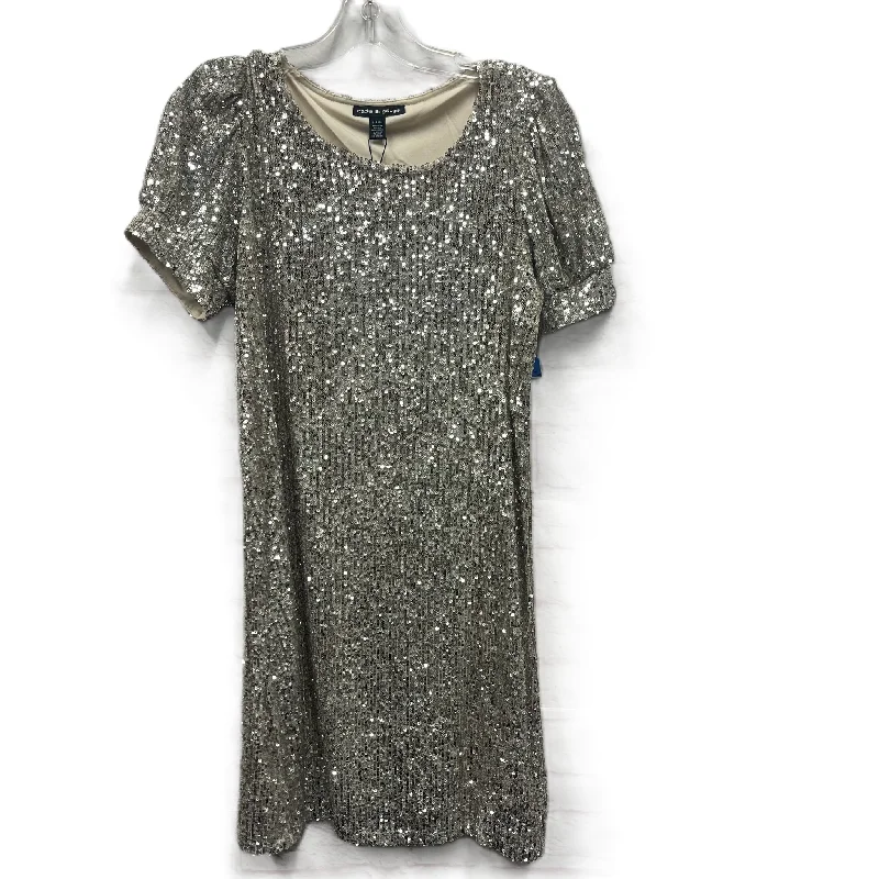 lace dressDress Party Midi By Cable And Gauge In Silver, Size: S