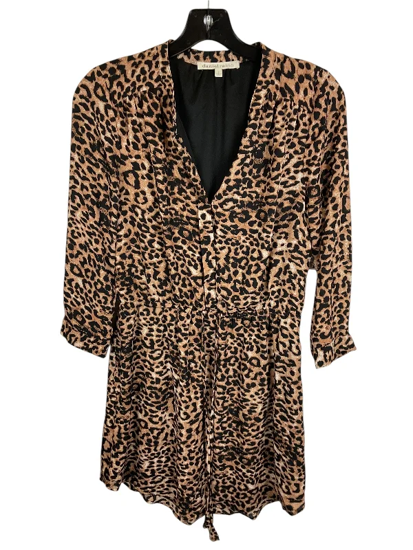 modern dressDress Casual Short By Daniel Rainn In Animal Print, Size: S