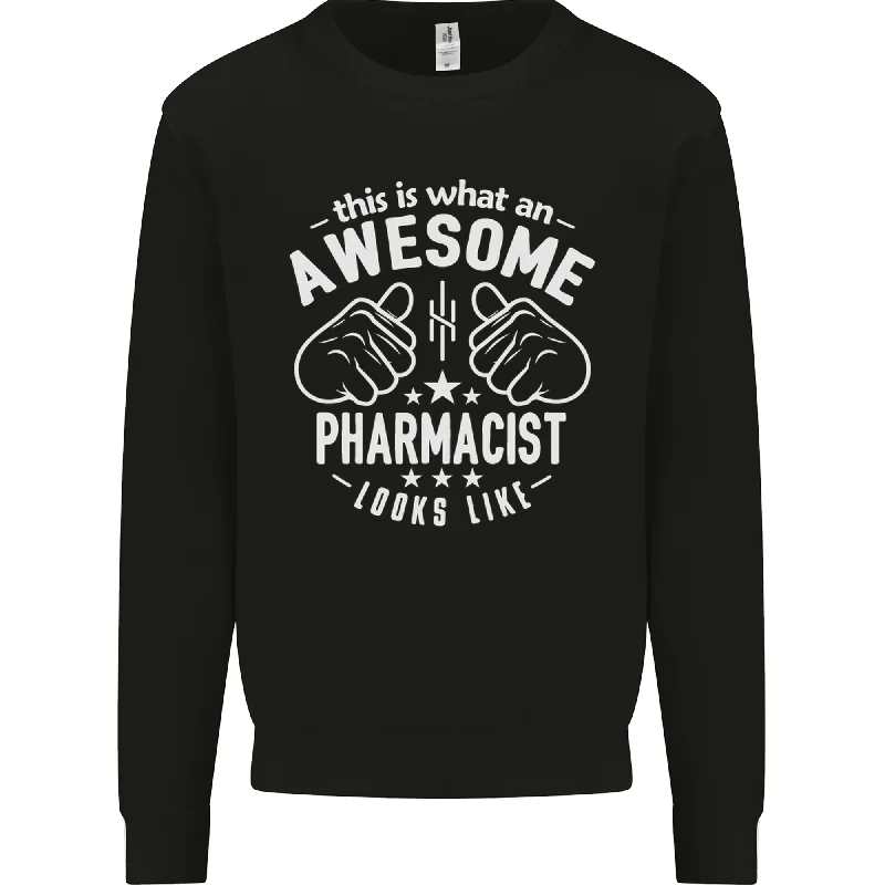 long-sleeve athletic hoodieAn Awesome Pharmacist Looks Like Mens Sweatshirt Jumper