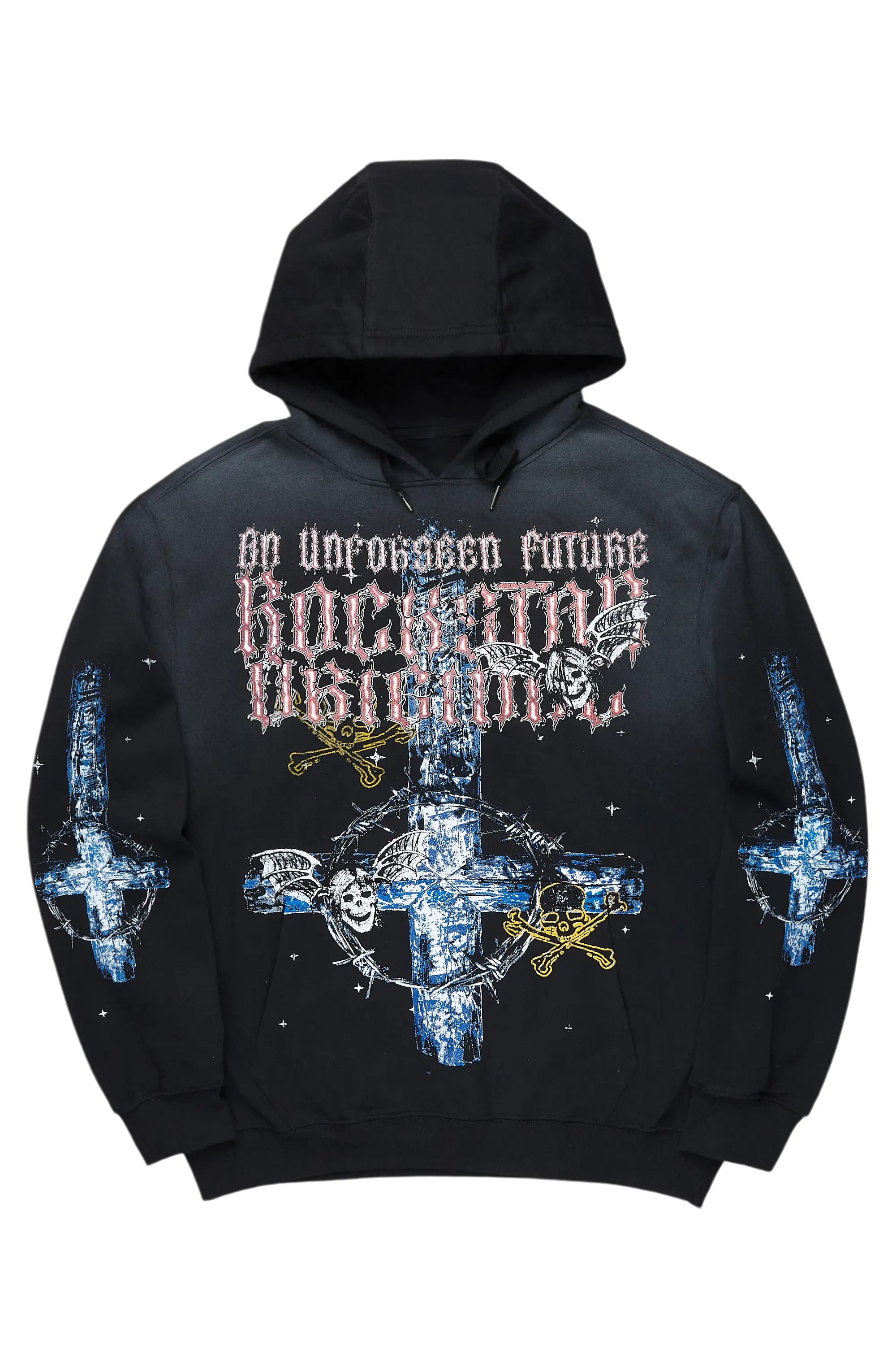 Danaysha Black Oversized Hoodie