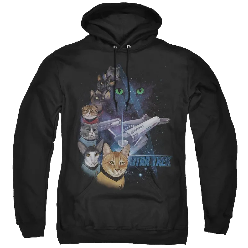 casual zip-up sweatshirtStar Trek The Original Series Feline Galaxy - Pullover Hoodie