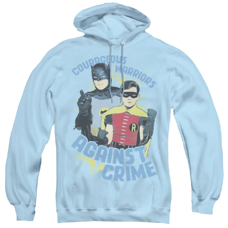 vintage hoodieBatman Classic Tv Series Courageous Warriors - Pullover Hoodie