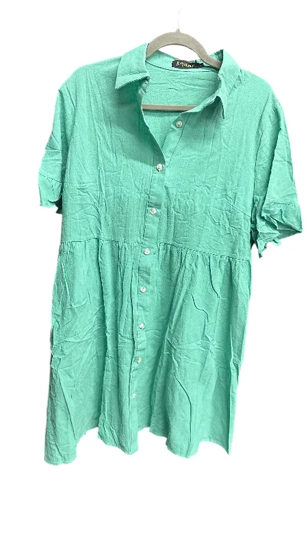 casual shift dressDress Casual Short By Clothes Mentor In Green, Size: Xl