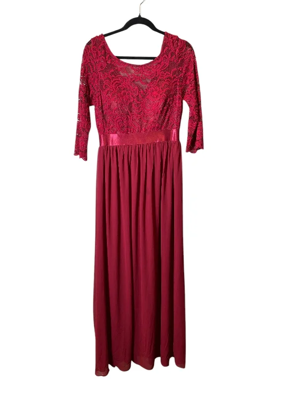 flowy maxi dressDress Party Long By Cmc In Red, Size: L