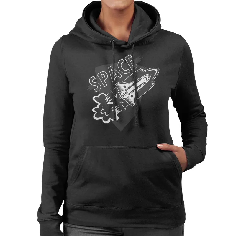 performance hoodieNASA Space Rocket Takeoff Women's Hooded Sweatshirt