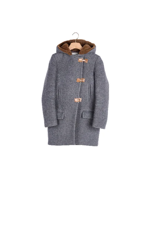 cozy fleece coatManteau à capuche