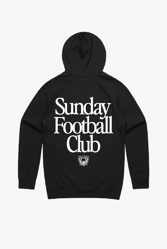 Las Vegas Raiders Sunday Football Club Hoodie - Black