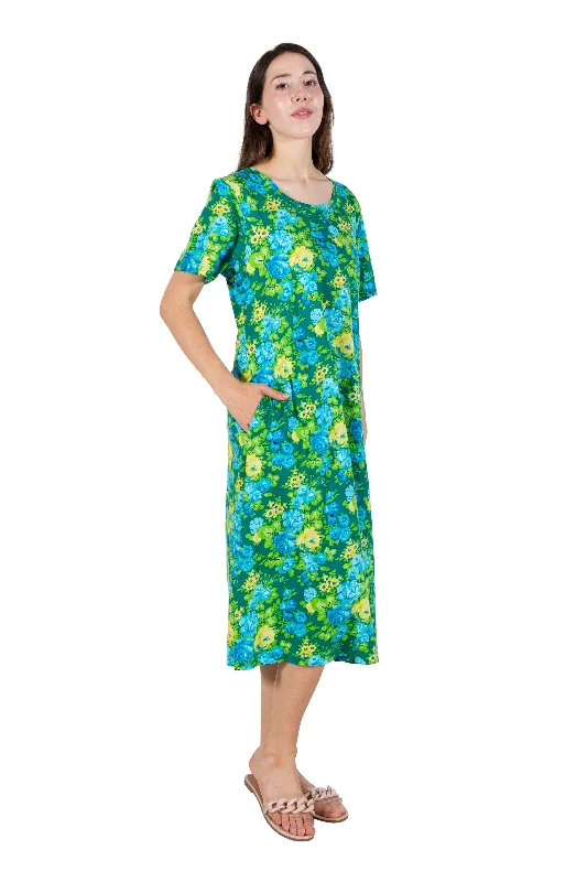 spaghetti strap dressLa Cera Floral Printed A-Line Dress