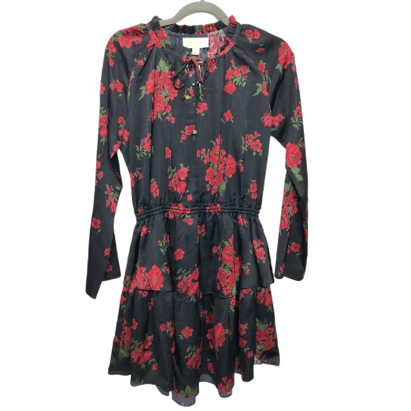 flowy dressDress Party Short By Julie Brown In Black & Red, Size: S