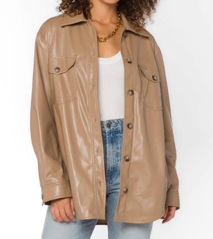 Eleanor Jacket In Tan