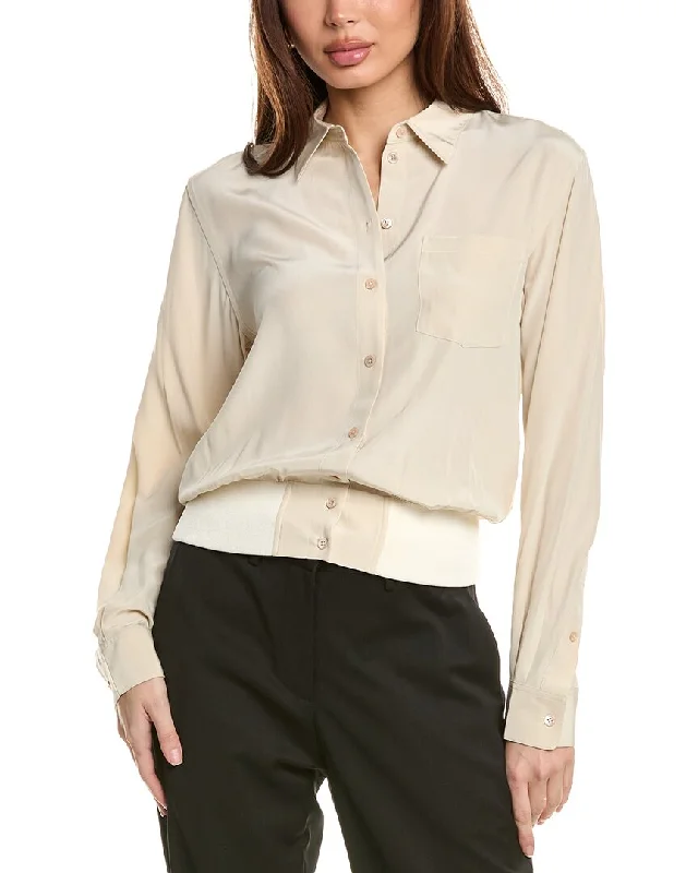 Helmut Lang Bomber Silk Shirt