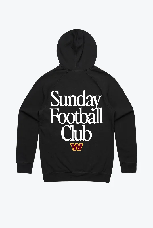 Washington Commanders Sunday Football Club Hoodie - Black