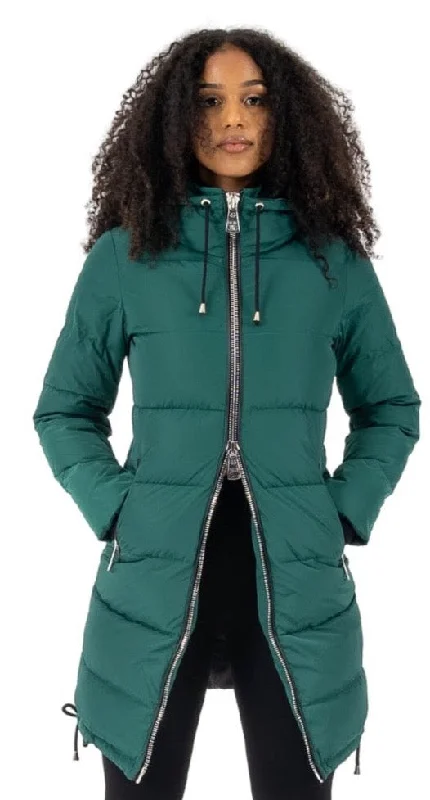 premium puffer coatJACKIE-O | Foliage Green