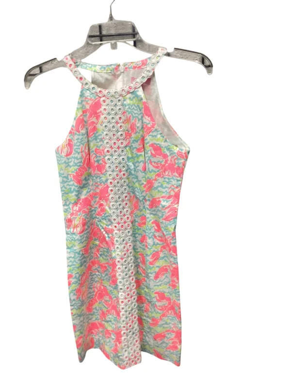 summer dressDress Casual Short By Lilly Pulitzer In Floral Print, Size: 0