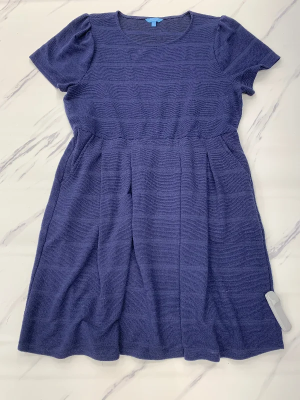 winter dressDress Casual Short By Draper James Rsvp In Blue, Size: Xxl