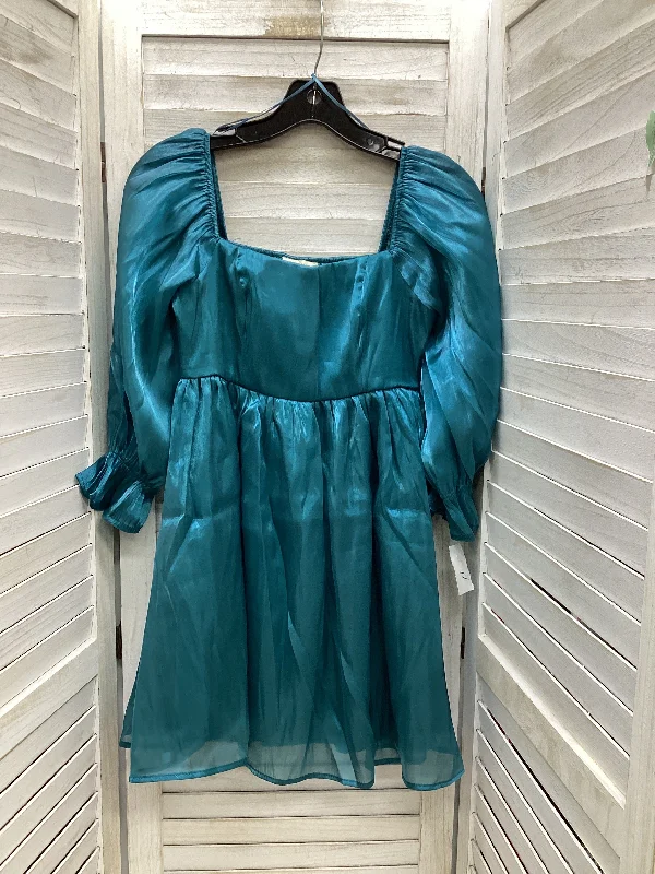 comfy maxi dressDress Party Short By Clothes Mentor In Teal, Size: S