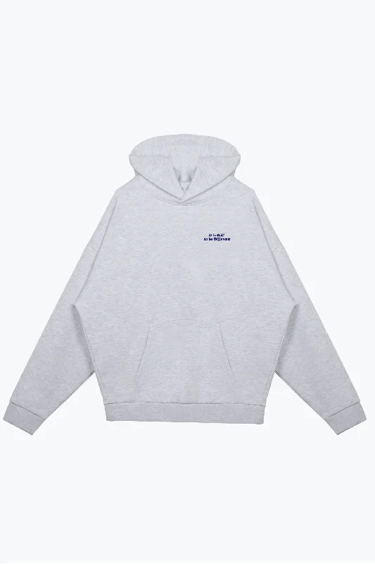 Be Different Heavyweight Hoodie - Ash