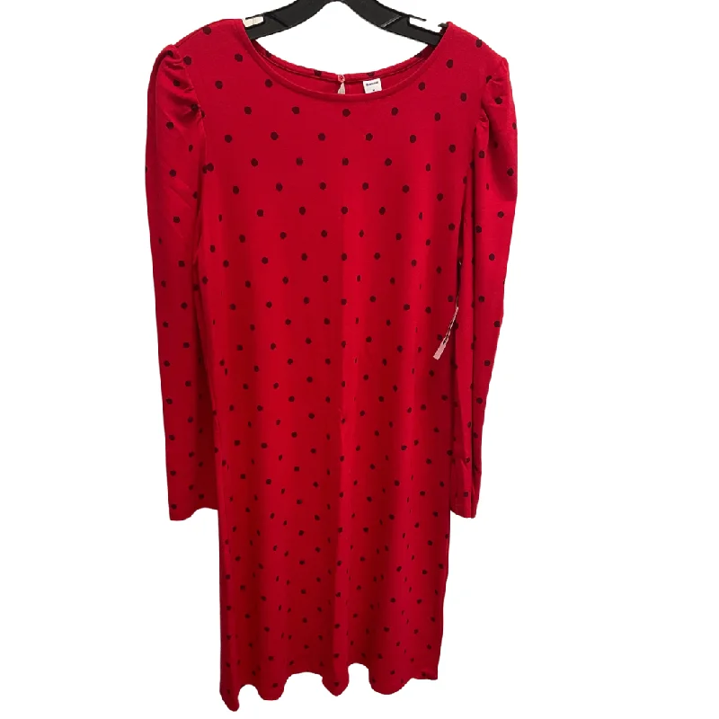 casual midi dressDress Casual Short By Old Navy In Red, Size: M