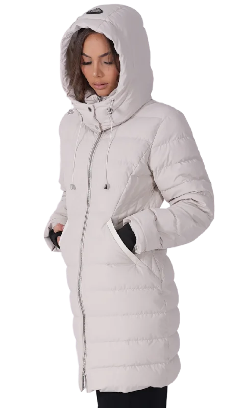 contemporary trench coatLINA | Ivory