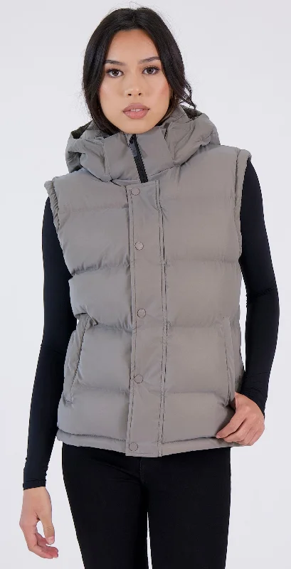 comfortable winter coatMIAMI VEST | Mat Taupe Latte