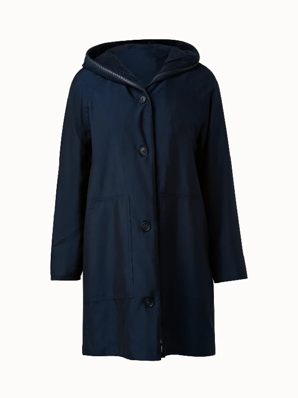 stylish blazer coatReversible Parka from Cashmere and Silk