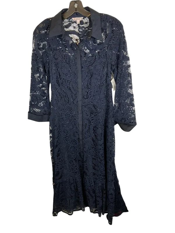 long sleeve dressDress Casual Midi By Nanette By Nanette Lepore In Navy, Size: 6