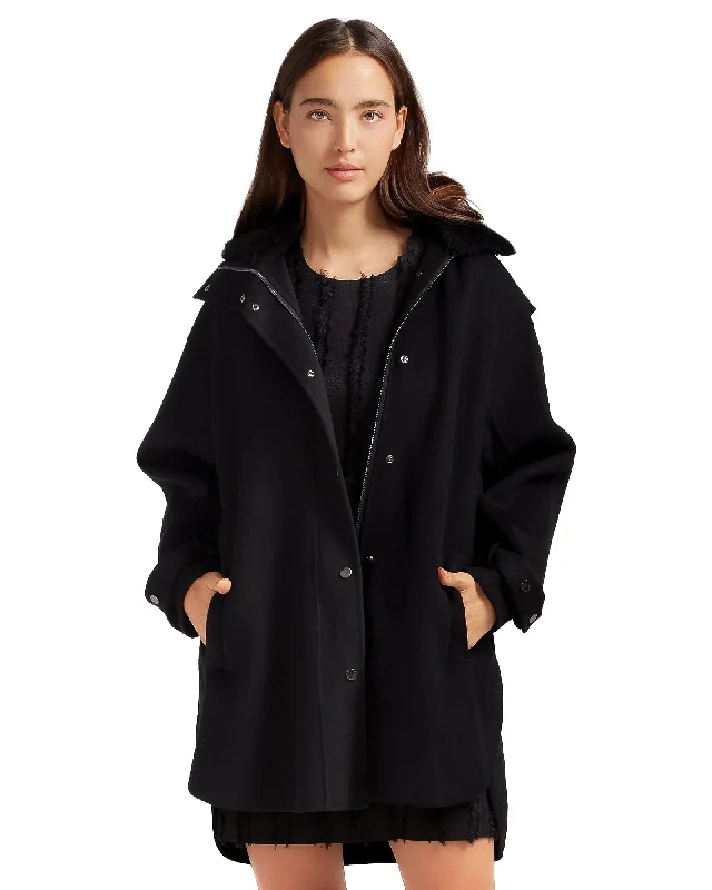 Heavy Hearted Detachable Hooded Coat