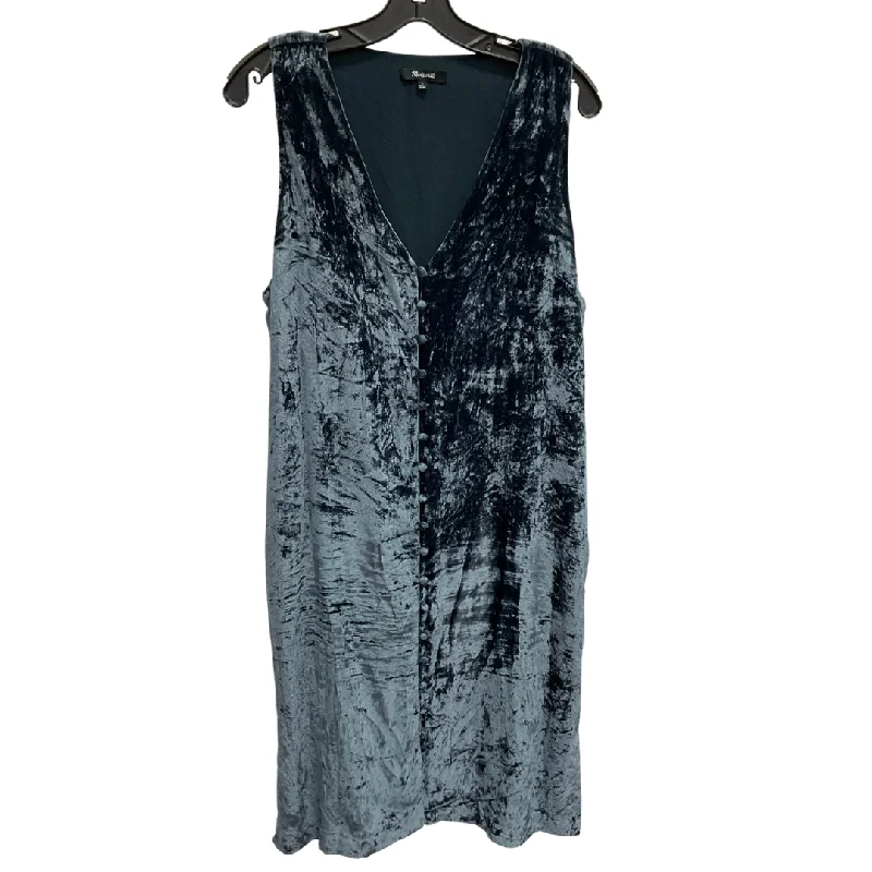 textured dressDress Casual Midi By Madewell In Blue, Size: L