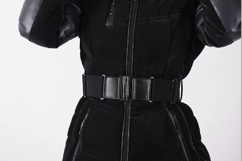 chic padded coatBELT | Sicily