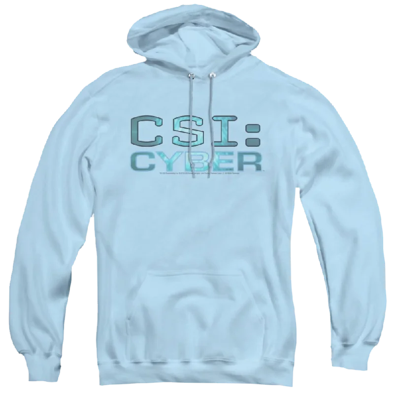 slim-fit hooded sweatshirtCsi Cyber Cyber Logo - Pullover Hoodie