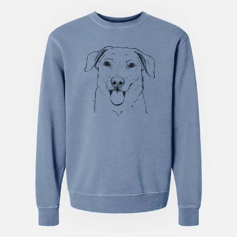 loose fit sports sweatshirtBare Hudson the Shepherd - Unisex Pigment Dyed Crew Sweatshirt