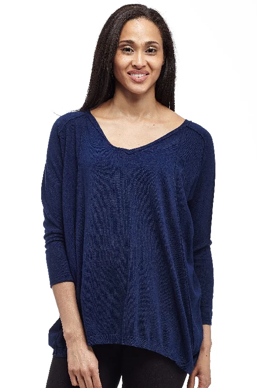 casual shift dressLa Cera V-Neckline Dolman Sleeve Sweater - Plus Size