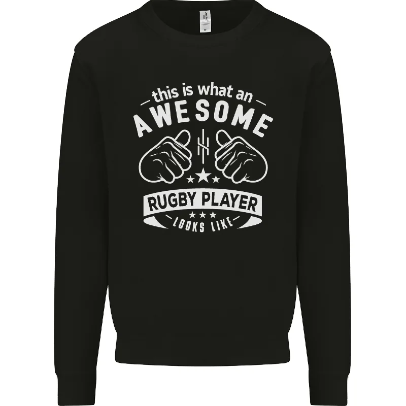 comfy workout wear hoodieAn Awesome Rugby Player Looks Like Union Mens Sweatshirt Jumper