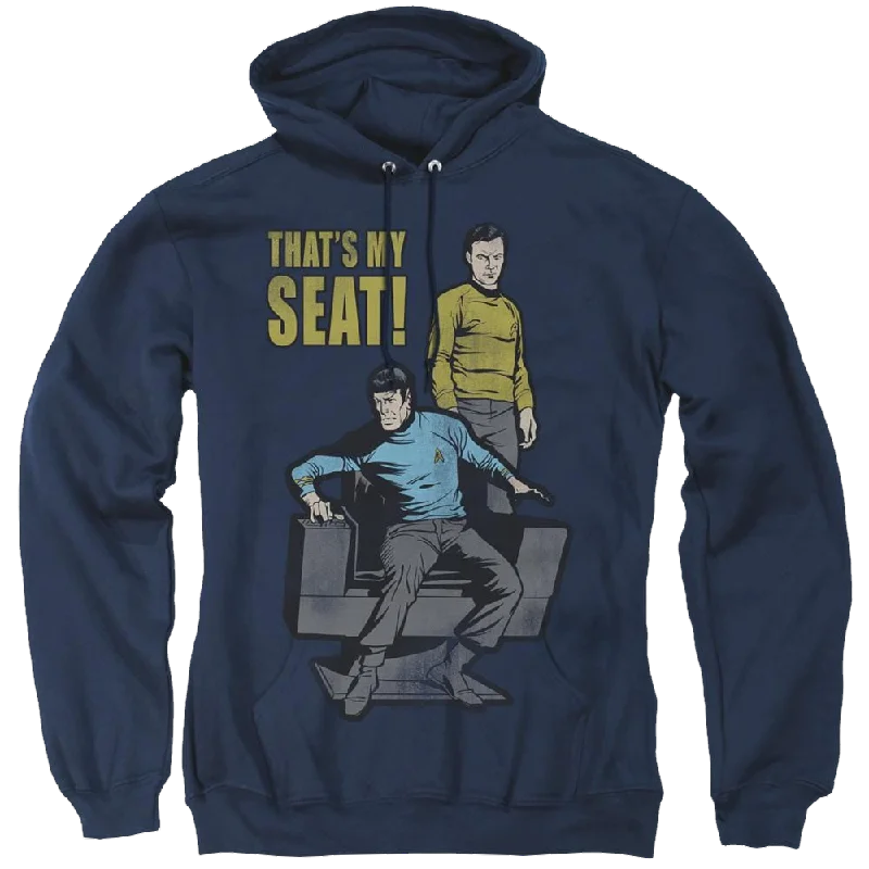 relaxed fit hooded sweatshirtStar Trek The Original Series My Seat - Pullover Hoodie