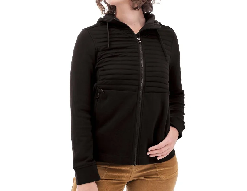 Dog Walker Fleece Jacket In Black