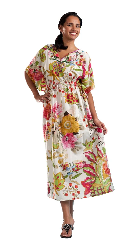 formal dress100% Cotton Printed Caftan