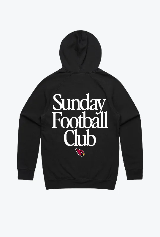 Arizona Cardinals Sunday Football Club Hoodie - Black