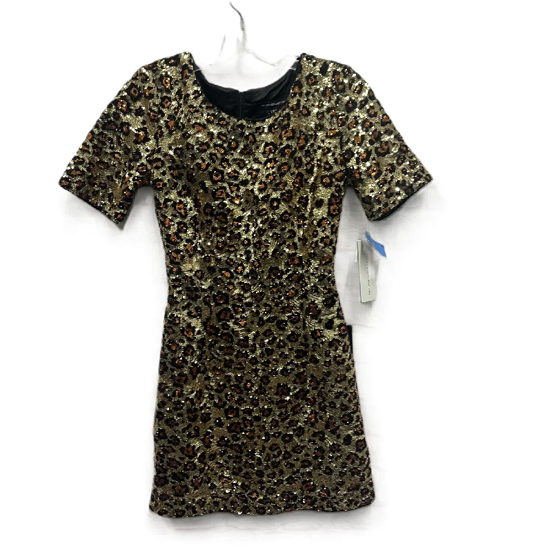 elegant dressDress Party Short By French Connection In Animal Print, Size: Xs