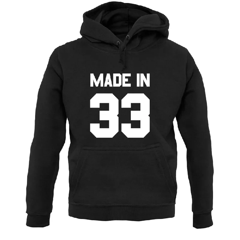 relaxed fit hoodieMade In '33 Unisex Hoodie