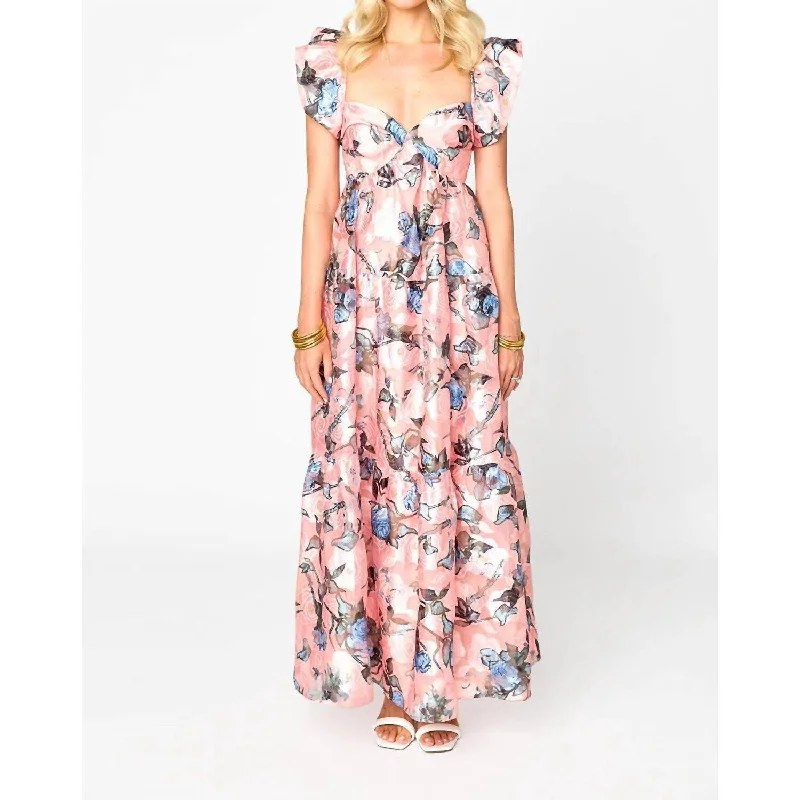 textured dressBuddylove - Lilly Sweetheart Neckline Maxi Dress