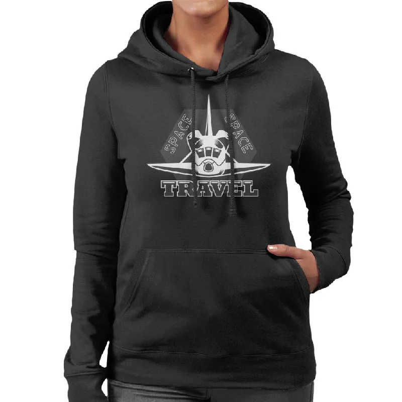 versatile hoodieNASA Space Travel Rocket Front View Women's Hooded Sweatshirt