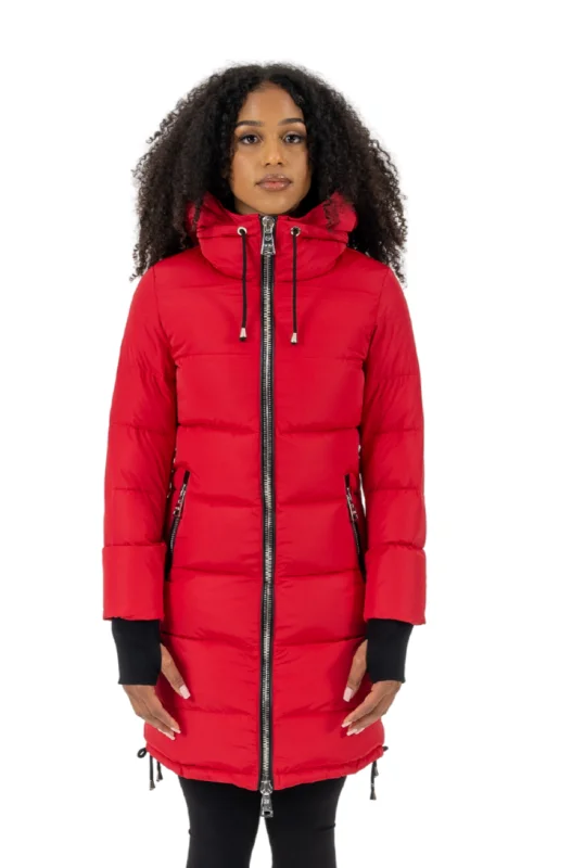 premium coatJACKIE-O | Mat Red