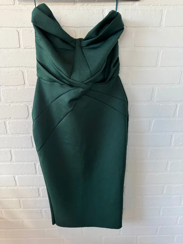 vintage dressDress Party Midi By Asos In Green, Size: S