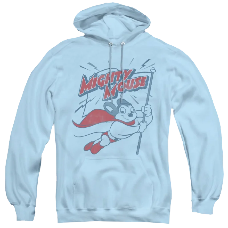 minimalist hoodieMighty Mouse Mighty Flag - Pullover Hoodie