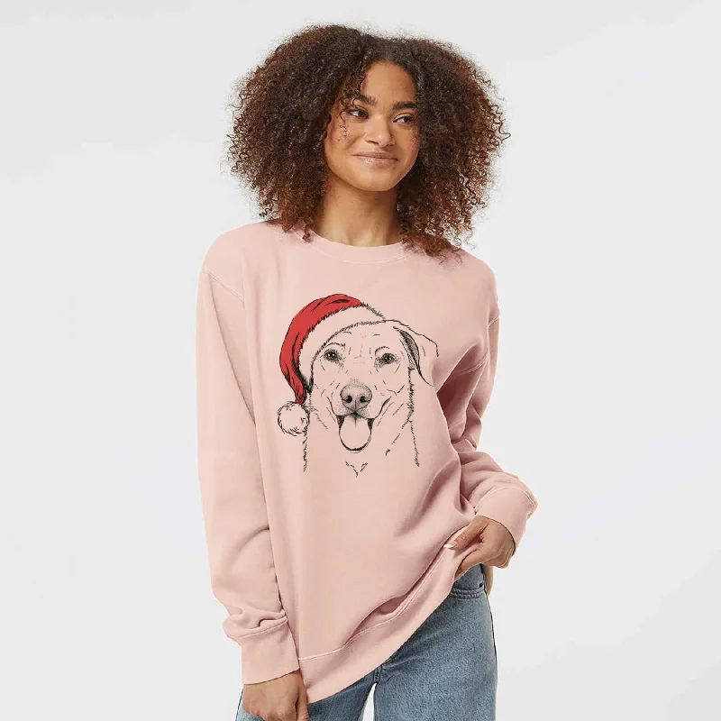 gym ready hoodieSanta Hudson the Shepherd - Unisex Pigment Dyed Crew Sweatshirt