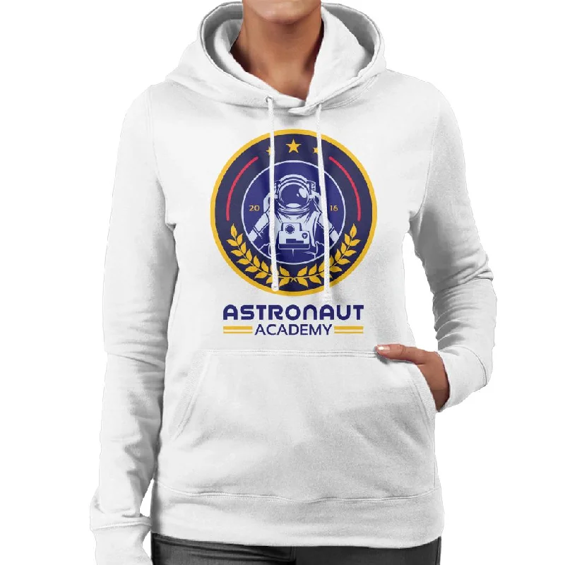 bold hoodie with logoNASA Astronaut Academy Women's Hooded Sweatshirt