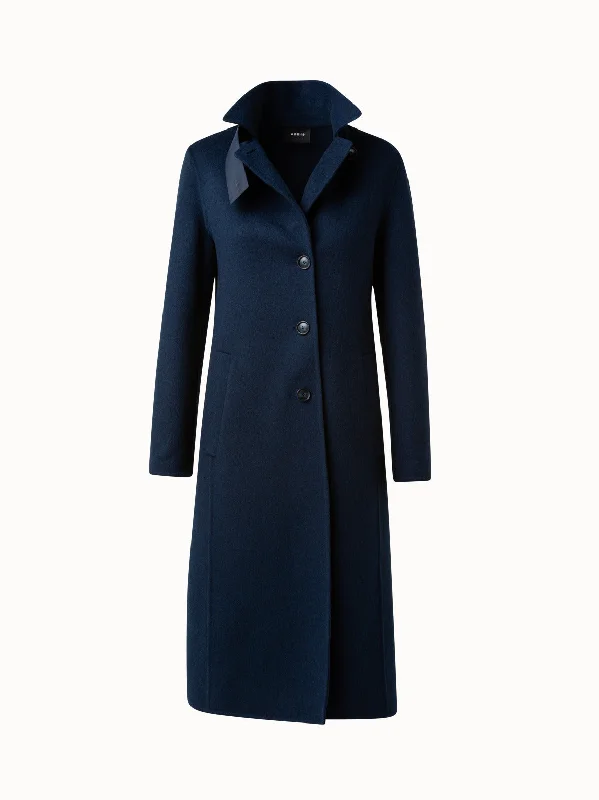 insulated trench coatCashmere Double-Face Melange Blazer Coat