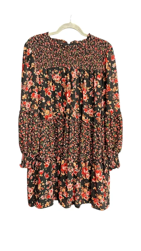 A-line dressDress Casual Short By Cece In Floral Print, Size: Xl