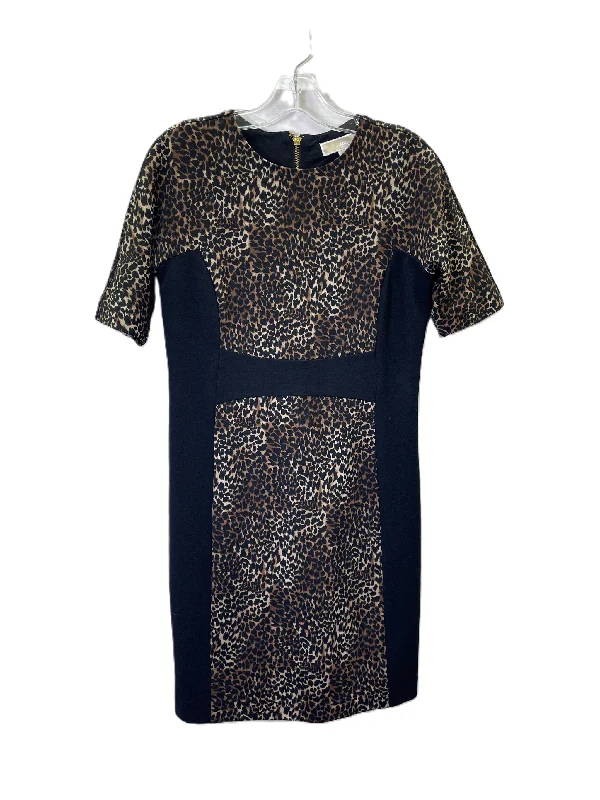 ruffle dressDress Casual Short By Michael By Michael Kors In Animal Print, Size: S